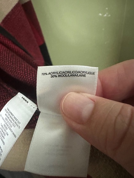 Kasper Womens Duster Size XL Cardigan Patchwork Collared Open Wool Acrylic Blend - Picture 6 of 9